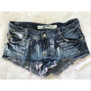 Brandy Melville Distressed Shorts